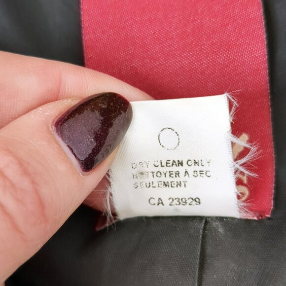 Vintage Wool Cashmere Angora Chocolate Brown Zip Mid-Weight Fall Coat Jacket - Picture 10 of 16